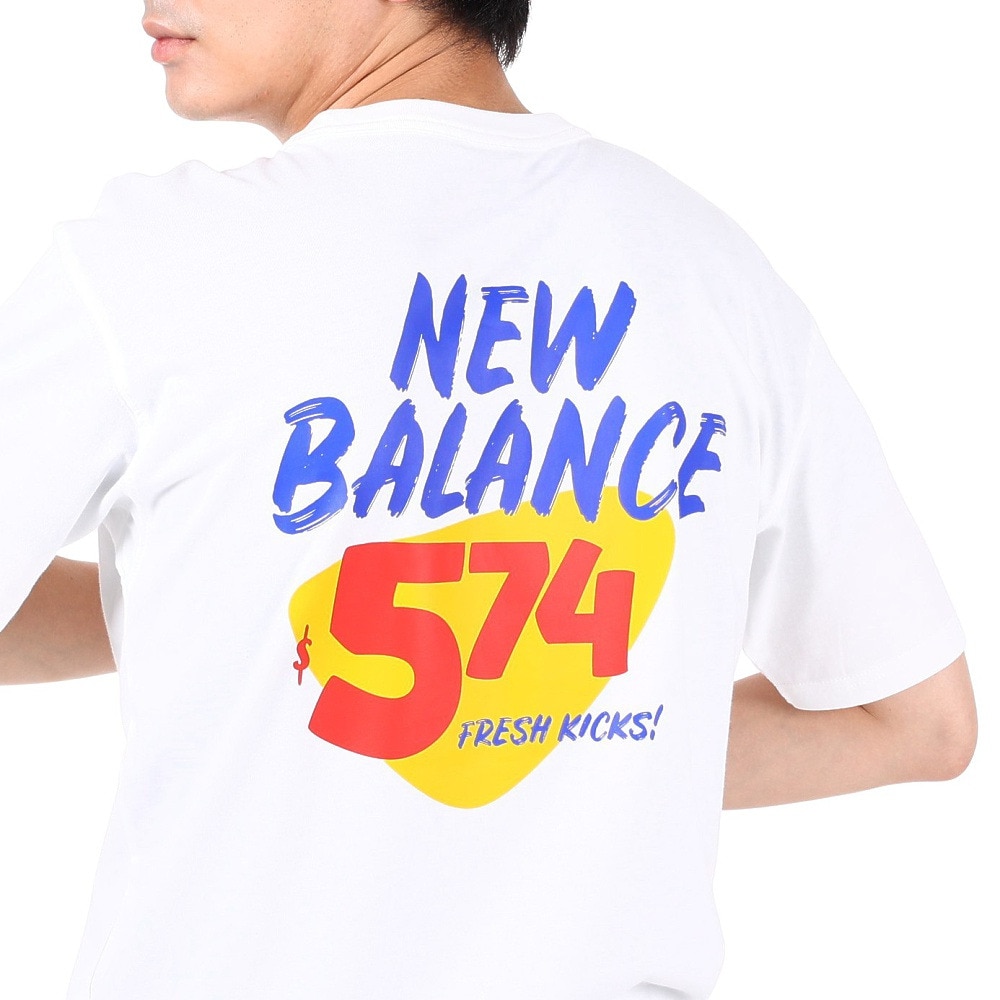 ニューバランス（new balance）（メンズ）半袖Tシャツ メンズ Essentials 574 MT31523WT