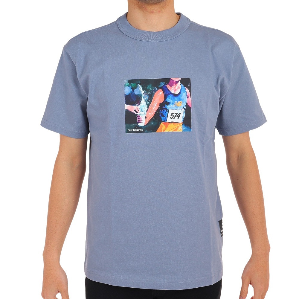 ニューバランス（new balance）（メンズ）Tシャツ メンズ 半袖 Jacob Rochester  MT31550AGY