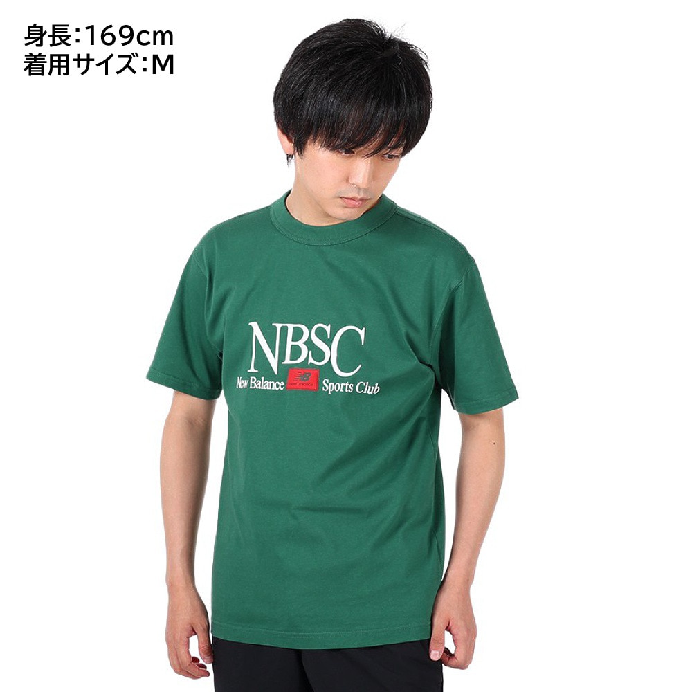ニューバランス（new balance）（メンズ）半袖Tシャツ メンズ Sports Club MT31558TFN