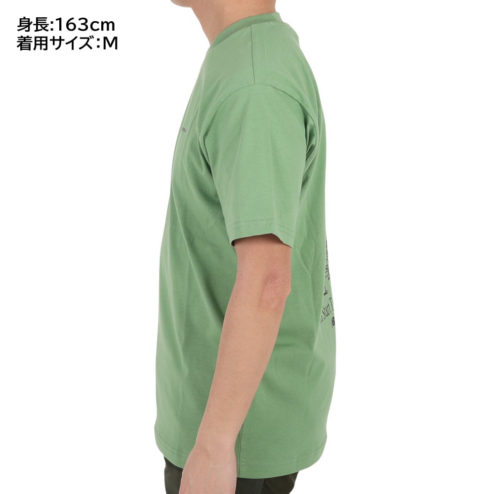 ニューバランス（new balance）（メンズ）半袖Tシャツ メンズ CAF NB  MT31559CIE 綿100％