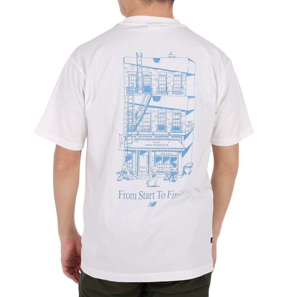 ニューバランス（new balance）（メンズ）半袖Tシャツ メンズ CAF NB  MT31559SST 綿100%