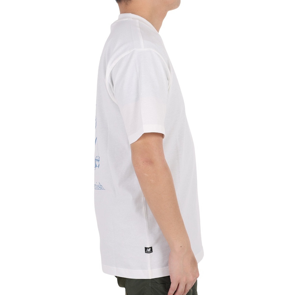 ニューバランス（new balance）（メンズ）半袖Tシャツ メンズ CAF NB  MT31559SST 綿100%