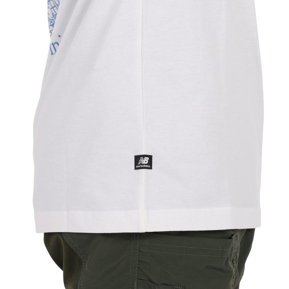 ニューバランス（new balance）（メンズ）半袖Tシャツ メンズ CAF NB  MT31559SST 綿100%