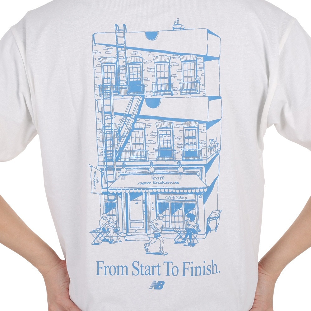 ニューバランス（new balance）（メンズ）半袖Tシャツ メンズ CAF NB  MT31559SST 綿100%