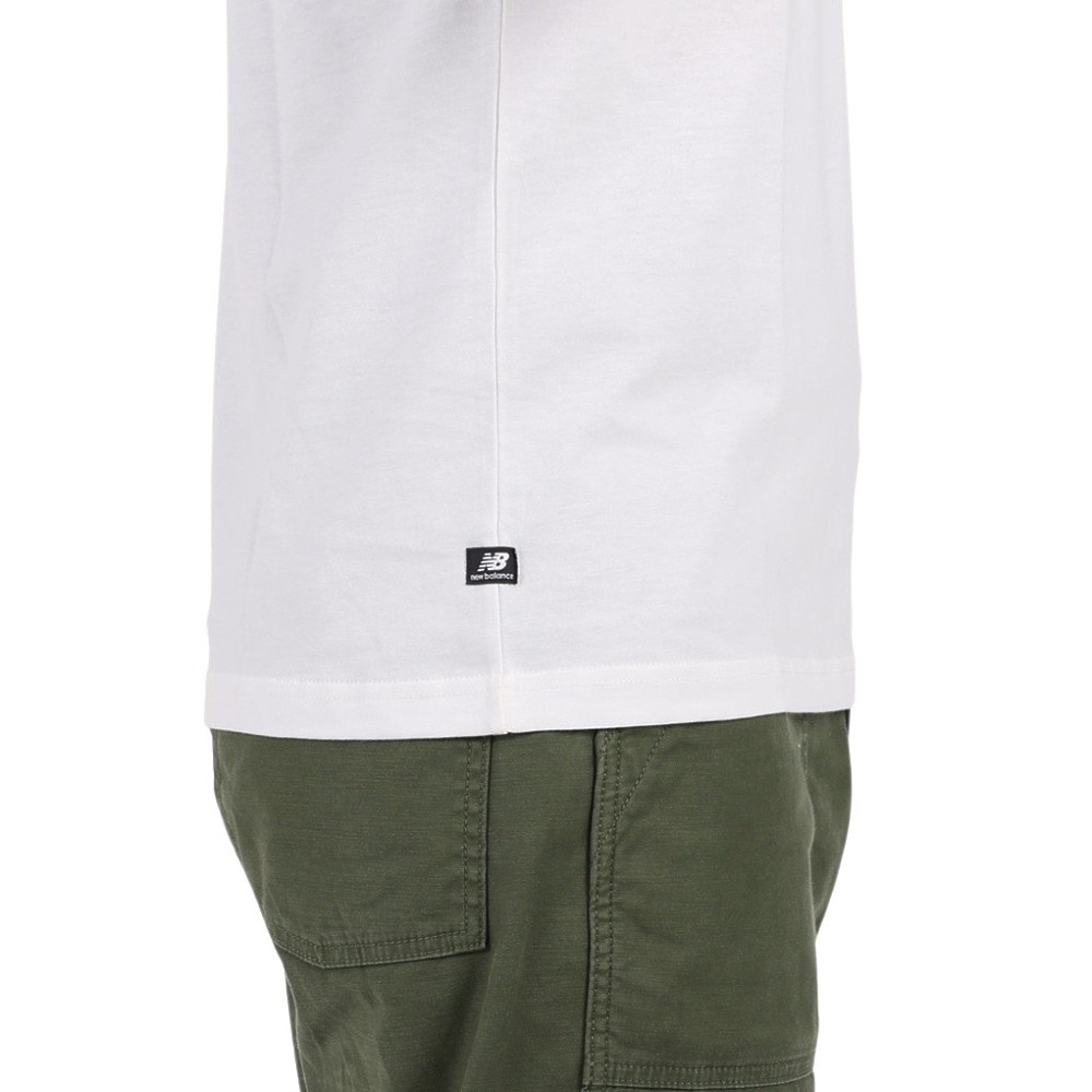 ニューバランス（new balance）（メンズ）半袖Tシャツ メンズ Essentials Cafe Grandpa  Jersey  MT31560SST 綿100%