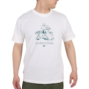 ニューバランス（new balance）（メンズ）半袖Tシャツ メンズ Essentials Cafe Grandpa  Jersey  MT31560SST 綿100%