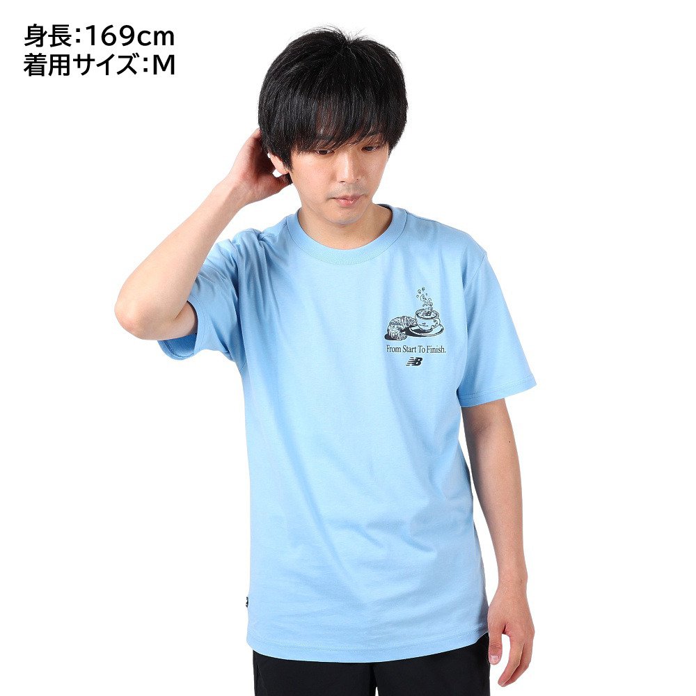 ニューバランス（new balance）（メンズ）半袖Tシャツ メンズ Caf  