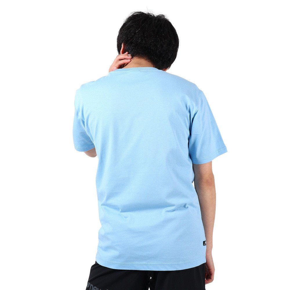ニューバランス（new balance）（メンズ）半袖Tシャツ メンズ Caf  MT31561BLZ 綿100%
