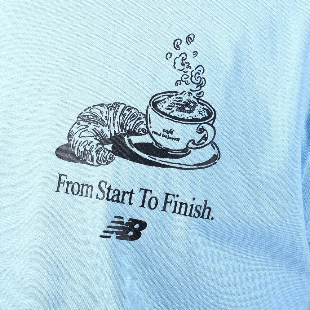ニューバランス（new balance）（メンズ）半袖Tシャツ メンズ Caf  MT31561BLZ 綿100%