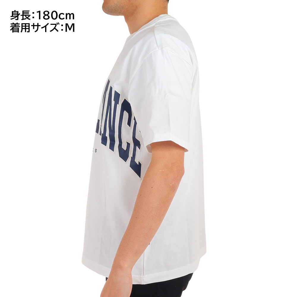 ニューバランス（new balance）（メンズ、レディース）Tシャツ メンズ 半袖 Athletics Warped クラシックス UT31551WT