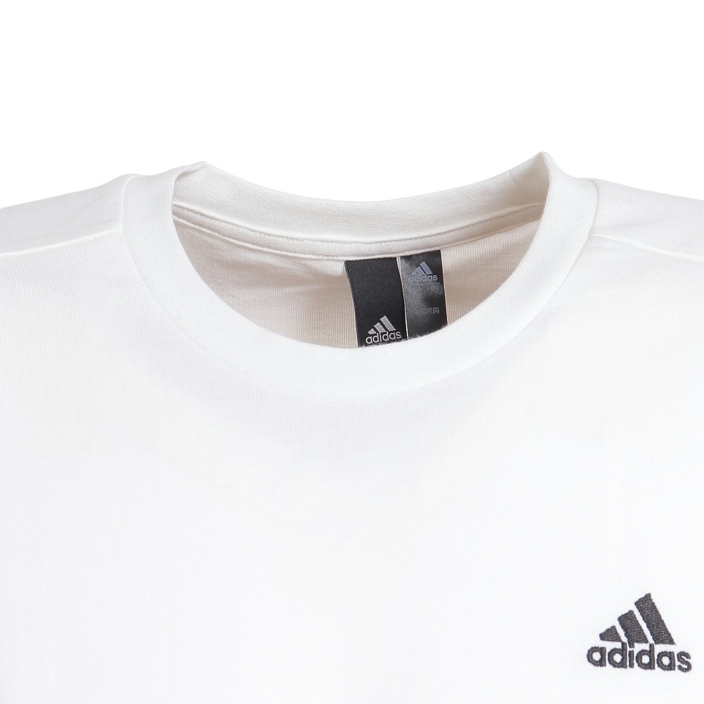 アディダス(adidas)(メンズ、レディース)半袖Tシャツ メンズ 白