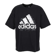 アディダス（adidas）（メンズ）半袖Tシャツ メンズ  黒 シティエスケープ ルーズフィット BXF68-IA9429