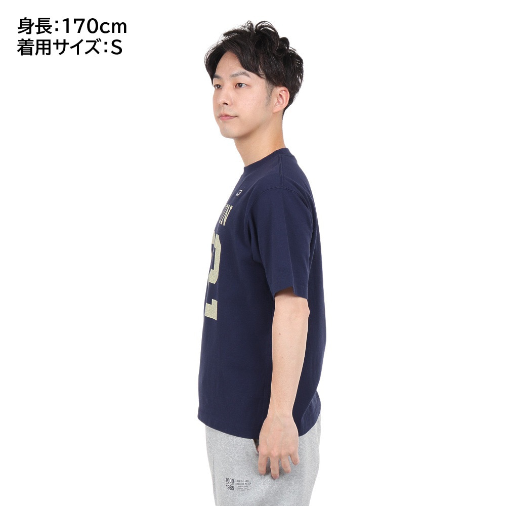 ニューバランス（new balance）（メンズ）半袖Tシャツ メンズ 900 ボストン82 ロゴプリントTシャツ AMT35148PGM