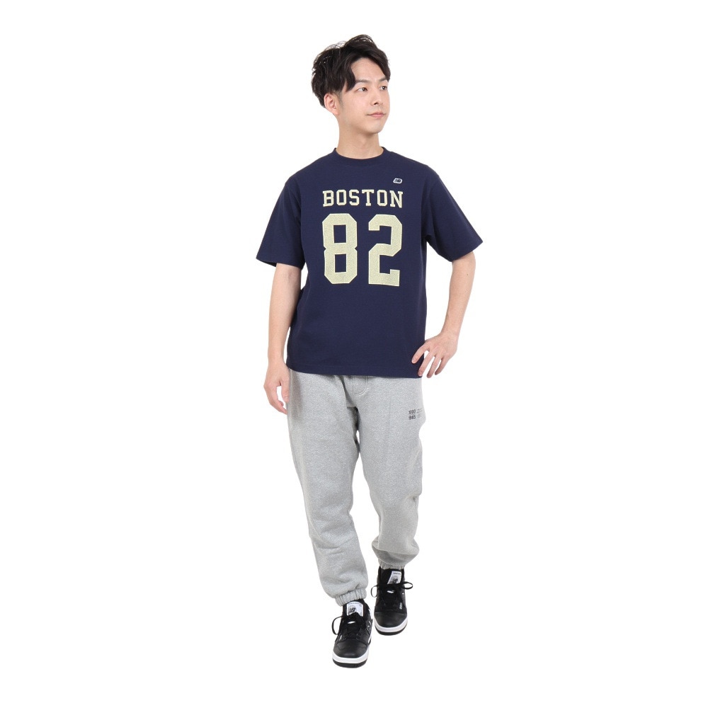 ニューバランス（new balance）（メンズ）半袖Tシャツ メンズ 900 ボストン82 ロゴプリントTシャツ AMT35148PGM