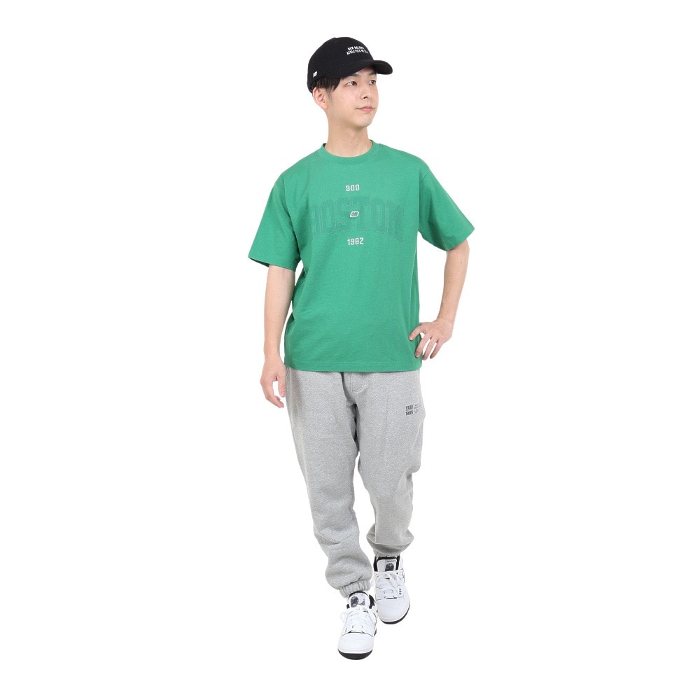 ニューバランス（new balance）（メンズ）半袖Tシャツ メンズ 900 ボストンロゴプリントTシャツ AMT35149VGN