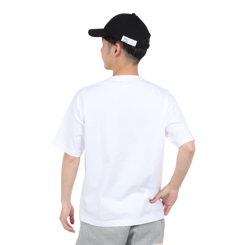 ニューバランス（new balance）（メンズ）半袖Tシャツ メンズ 白 900 ボストンロゴプリントTシャツ AMT35149WT