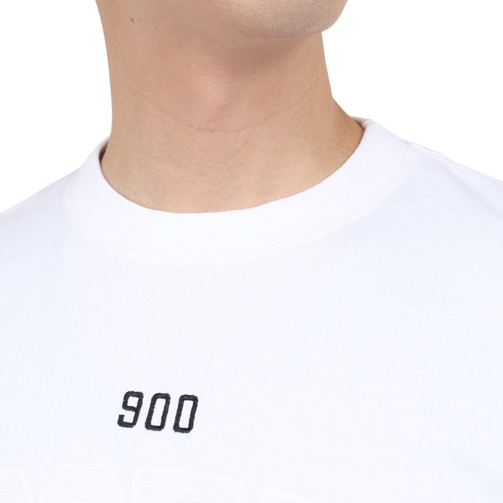 ニューバランス（new balance）（メンズ）半袖Tシャツ メンズ 白 900 ボストンロゴプリントTシャツ AMT35149WT