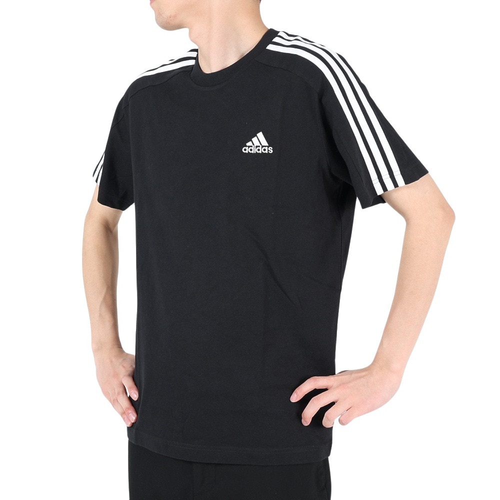 アディダス（メンズ）半袖Tシャツ メンズ エッセンシャルズ シングルジャージー ECQ97-IC9334