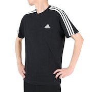 アディダス（adidas）（メンズ）半袖Tシャツ メンズ エッセンシャルズ シングルジャージー ECQ97-IC9334