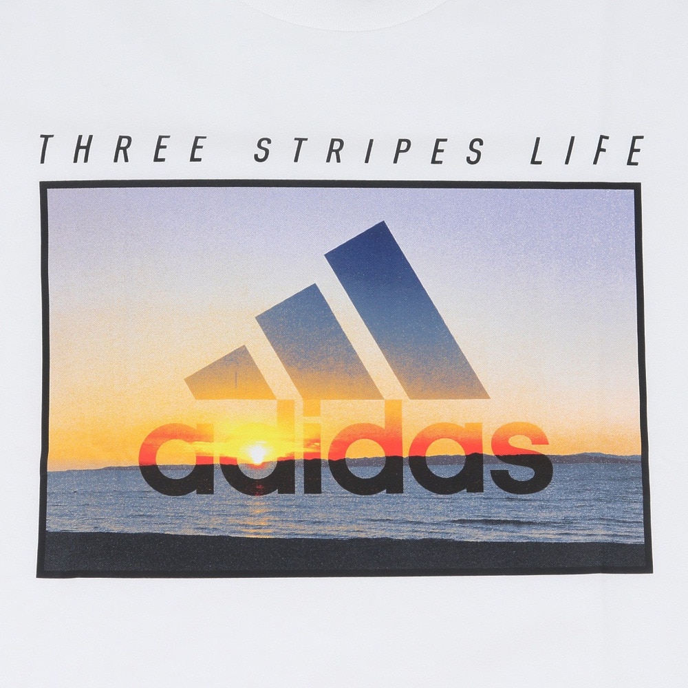 アディダス（adidas）（メンズ）半袖Tシャツ メンズ オーシャン グラフィック レギュラーフィットIJG10-IK4286