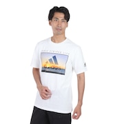 アディダス（adidas）（メンズ）半袖Ｔシャツ メンズ オーシャン グラフィック レギュラーフィットIJG10-IK4286