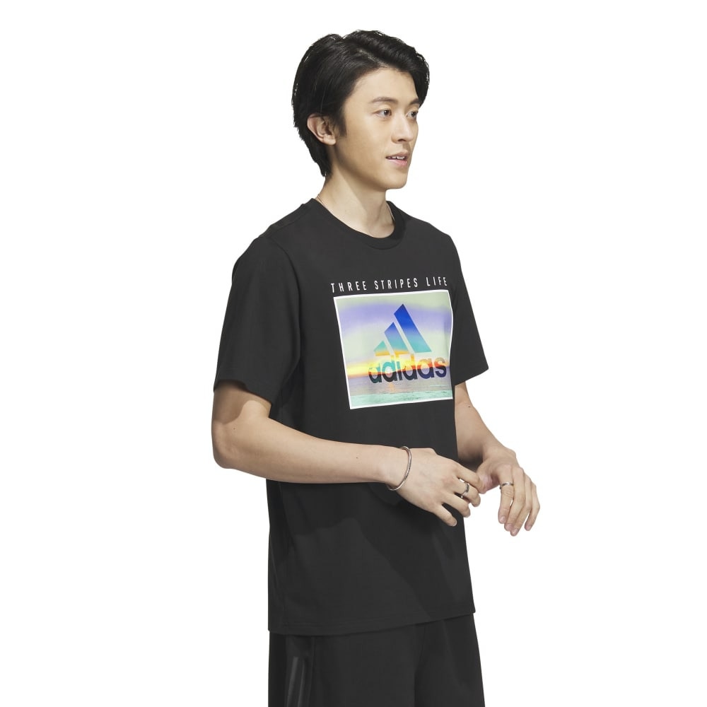 アディダス（adidas）（メンズ）半袖Tシャツ メンズ オーシャン グラフィック  IJG10-IK4287 