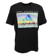 アディダス（adidas）（メンズ）半袖Tシャツ メンズ オーシャン グラフィック  IJG10-IK4287 