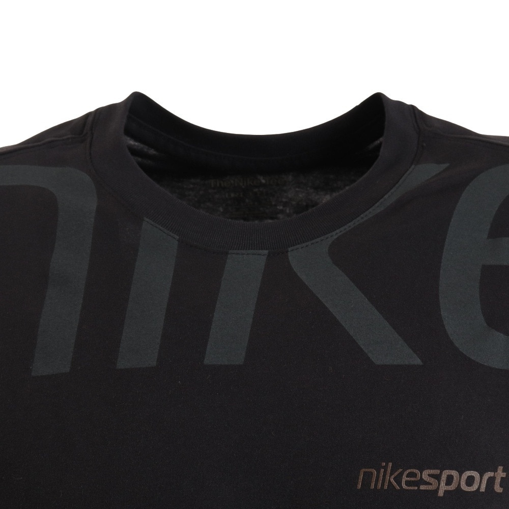 ナイキ（NIKE）（メンズ）Tシャツ 半袖 ドライフィット トレーニング Tシャツ FJ5271-010 ドライフィット 黒 サラリ 快適