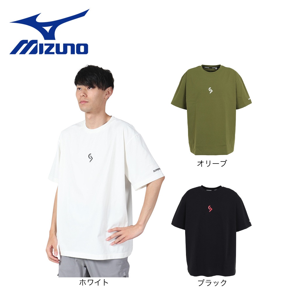 ミズノ（MIZUNO）（メンズ）半袖Tシャツ メンズ SUPERSTAR  32JAS32501