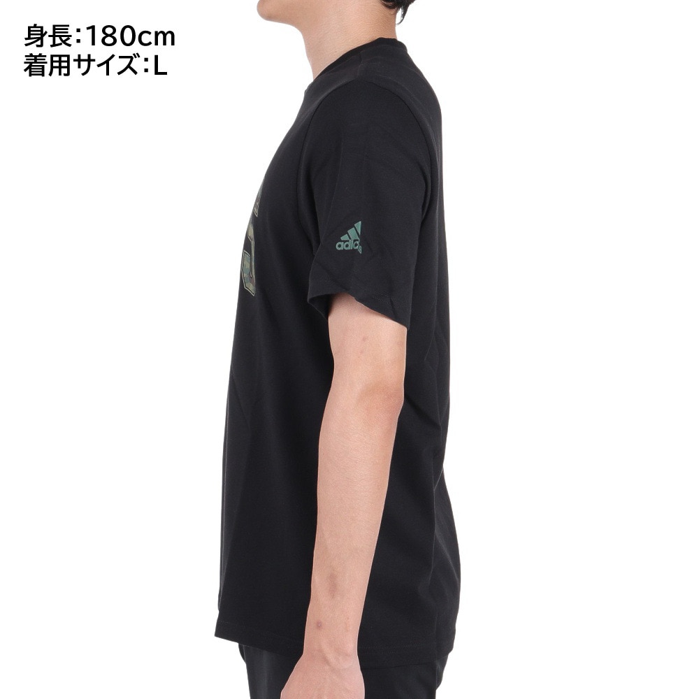 アディダス（adidas）（メンズ）Tシャツ 半袖 カモ グラフィック  EKH82-HS3213