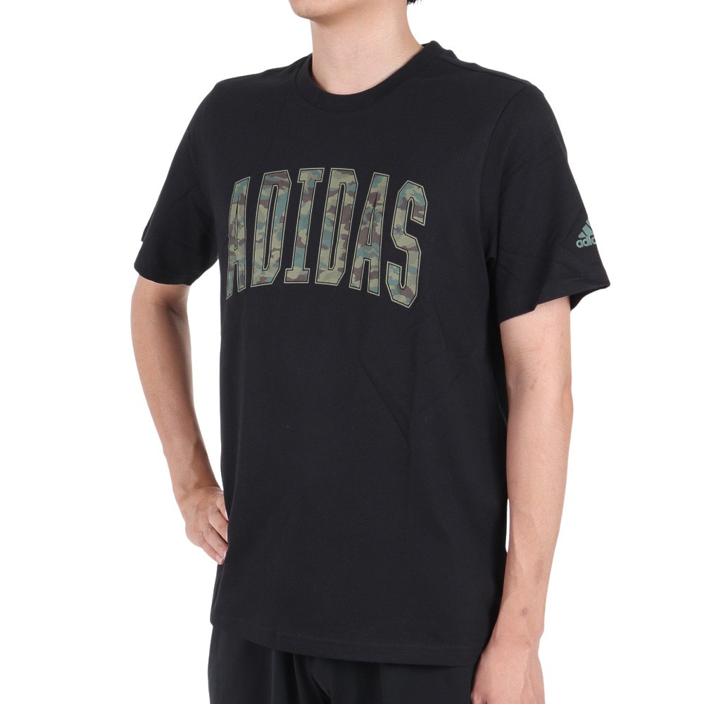 アディダス（adidas）（メンズ）Tシャツ 半袖 カモ グラフィック  EKH82-HS3213