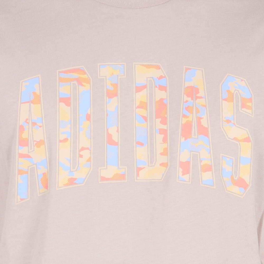 アディダス（adidas）（メンズ）半袖Tシャツ メンズ カモ グラフィック EKH82-HS3214 ベージュ