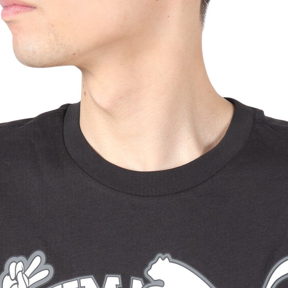 プーマ（PUMA）（メンズ）半袖Tシャツ メンズ グラフィック 675649 01 BLK