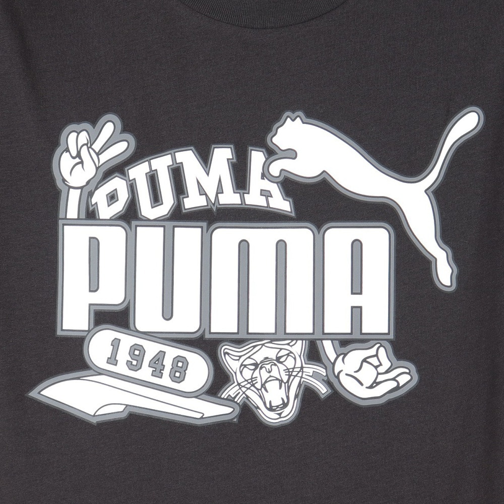 プーマ（PUMA）（メンズ）半袖Tシャツ メンズ グラフィック 675649 01 BLK