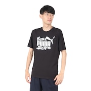 プーマ（PUMA）（メンズ）半袖Tシャツ メンズ グラフィック 675649 01 BLK