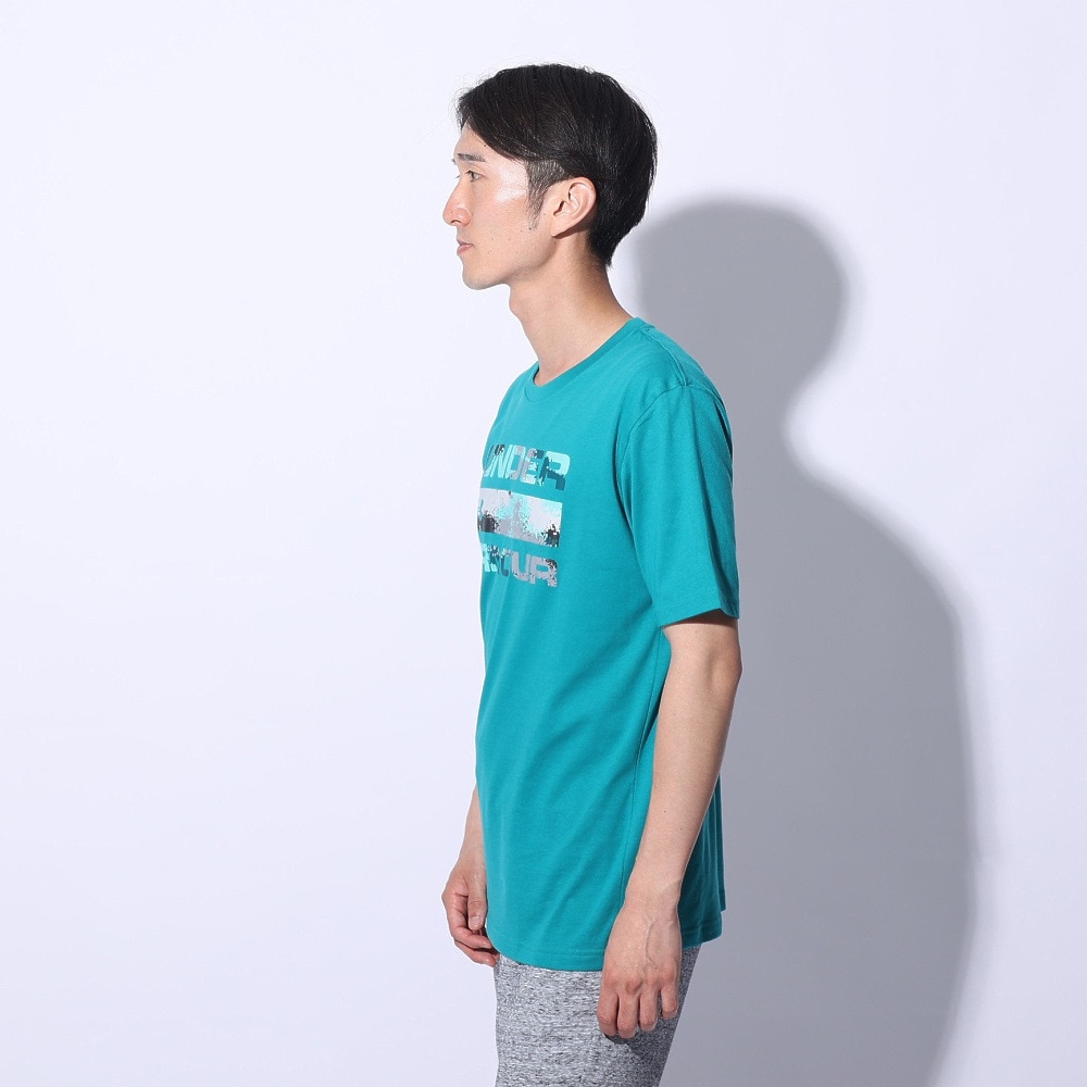 アンダーアーマー（UNDER ARMOUR）（メンズ）スタックド ロゴフィル 半袖Tシャツ 1361903 722