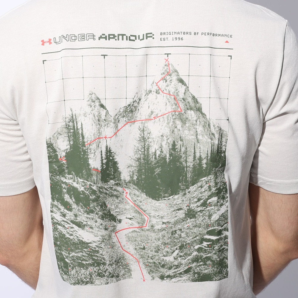 アンダーアーマー（UNDER ARMOUR）（メンズ）リーチングピーク 半袖Tシャツ 1382906 110
