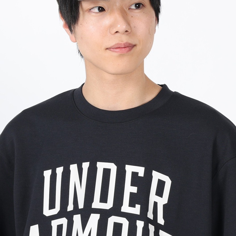アンダーアーマー（UNDER ARMOUR）（メンズ）オーバーサイズ グラフィック Tシャツ 半袖 1385507 001