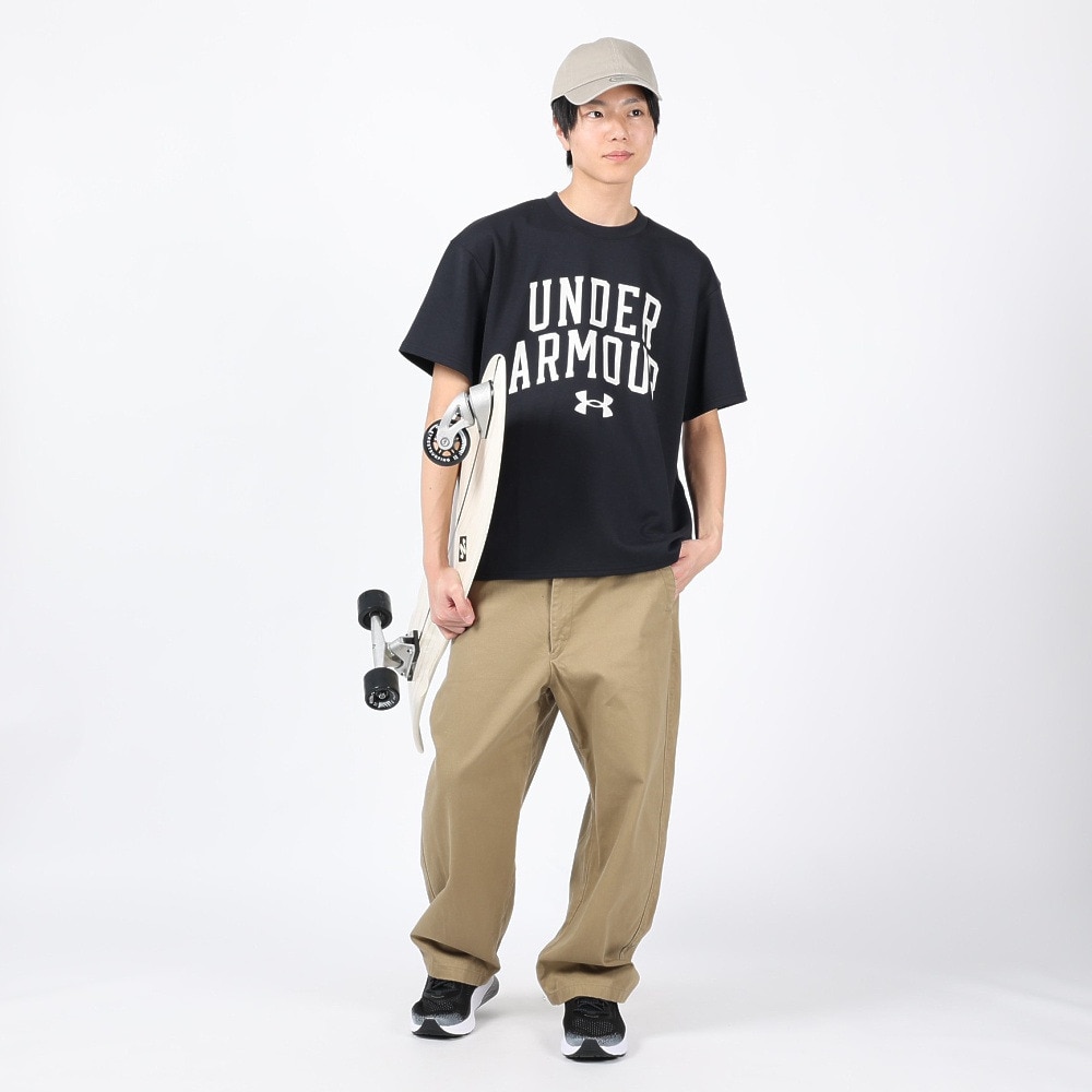 アンダーアーマー（UNDER ARMOUR）（メンズ）オーバーサイズ グラフィック Tシャツ 半袖 1385507 001