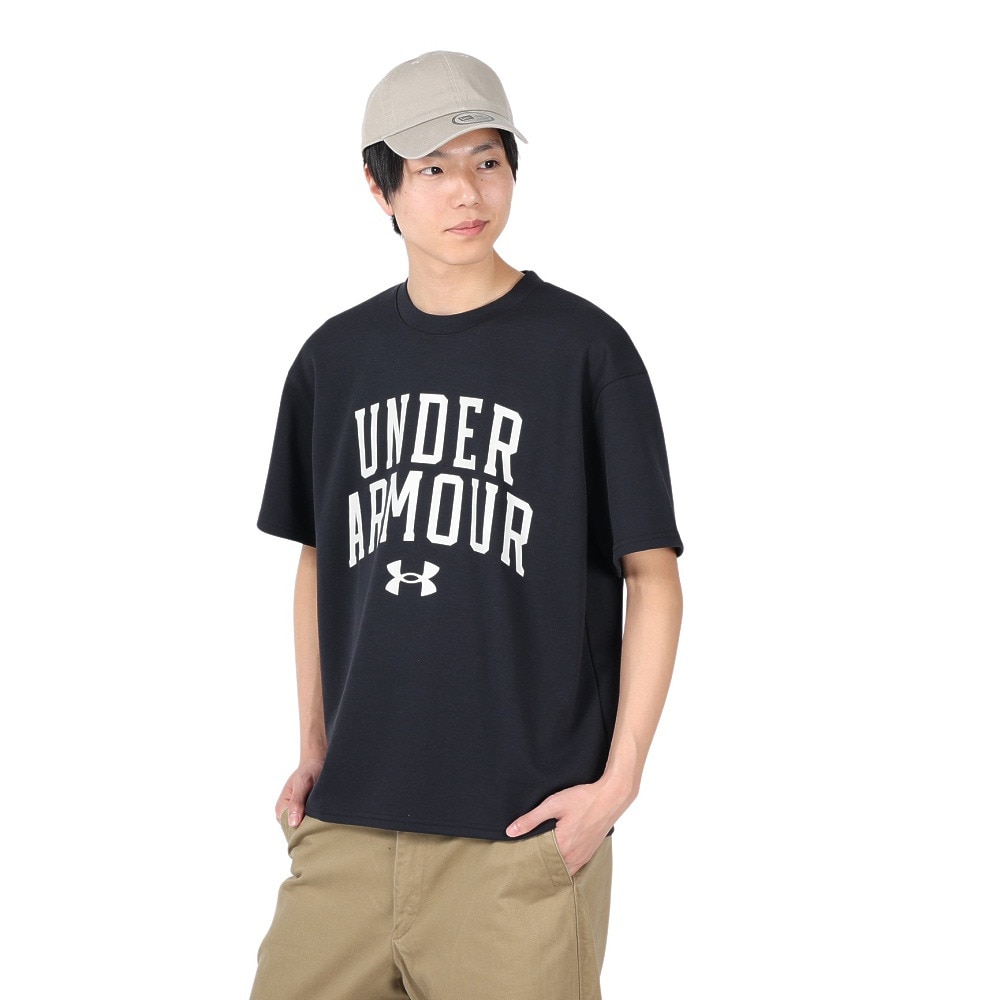 アンダーアーマー（UNDER ARMOUR）（メンズ）オーバーサイズ グラフィック Tシャツ 半袖 1385507 001