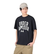 アンダーアーマー（UNDER ARMOUR）（メンズ）オーバーサイズ グラフィック Tシャツ 半袖 1385507 001