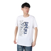 (メンズ)半袖プリントTシャツ カチT 百戦錬磨 歌舞伎 21345