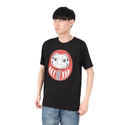 (メンズ)勝ちTシャツ 百戦錬磨 ダルマ 21348