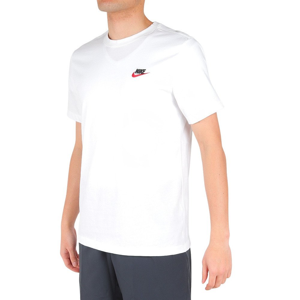 ナイキ（NIKE）（メンズ）tシャツ 半袖 ホワイト 白 綿100% AR4999-100  