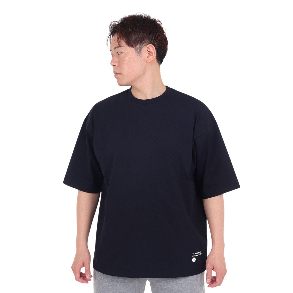 デュアリグ（DUARIG）（メンズ）ポリ天竺プリント 半袖Tシャツ 4S0012-TRCT-863HD BLK