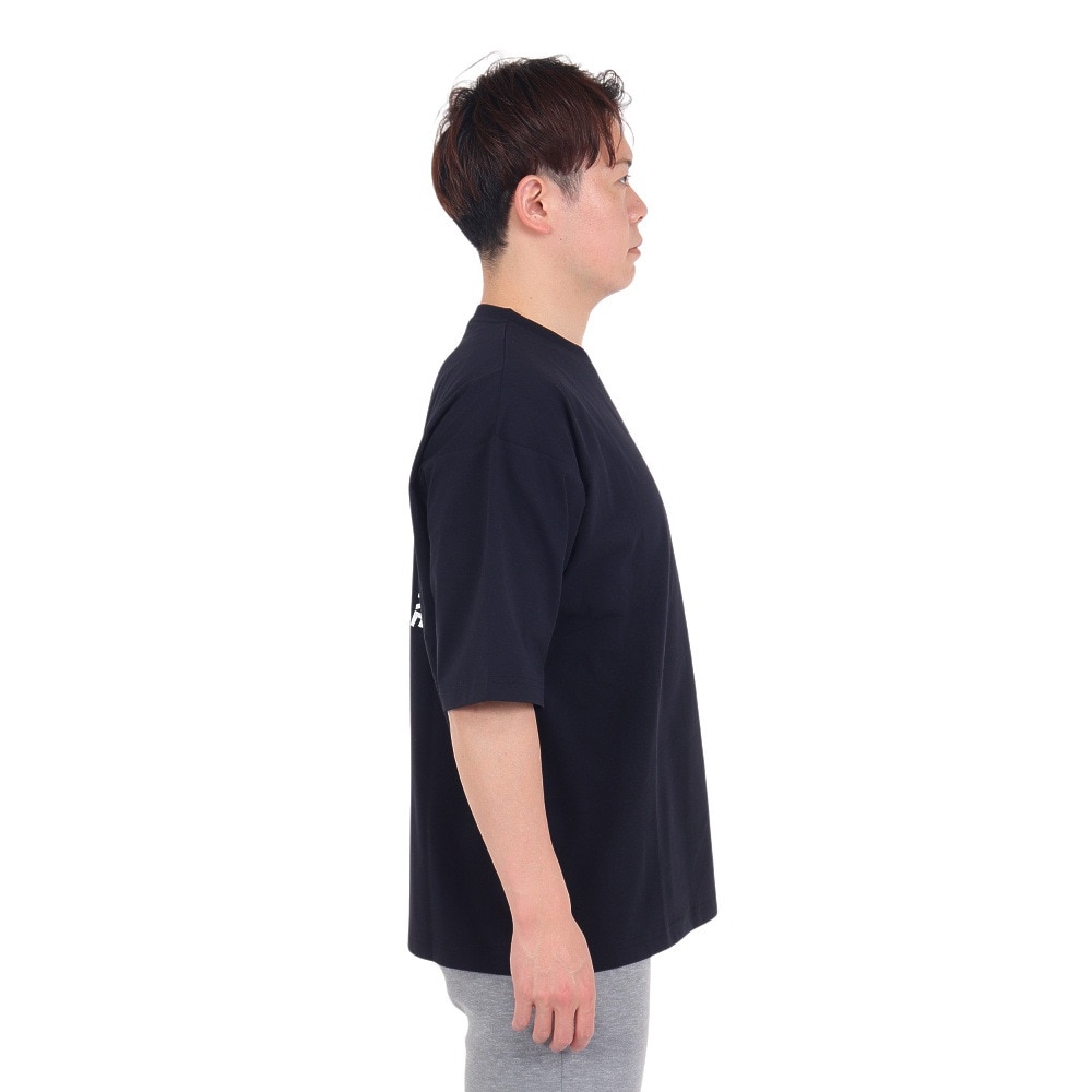 デュアリグ（DUARIG）（メンズ）ポリ天竺プリント 半袖Tシャツ 4S0012-TRCT-863HD BLK