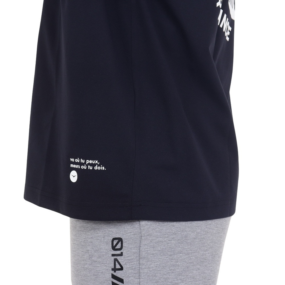 デュアリグ（DUARIG）（メンズ）ポリ天竺プリント 半袖Tシャツ 4S0012-TRCT-863HD BLK