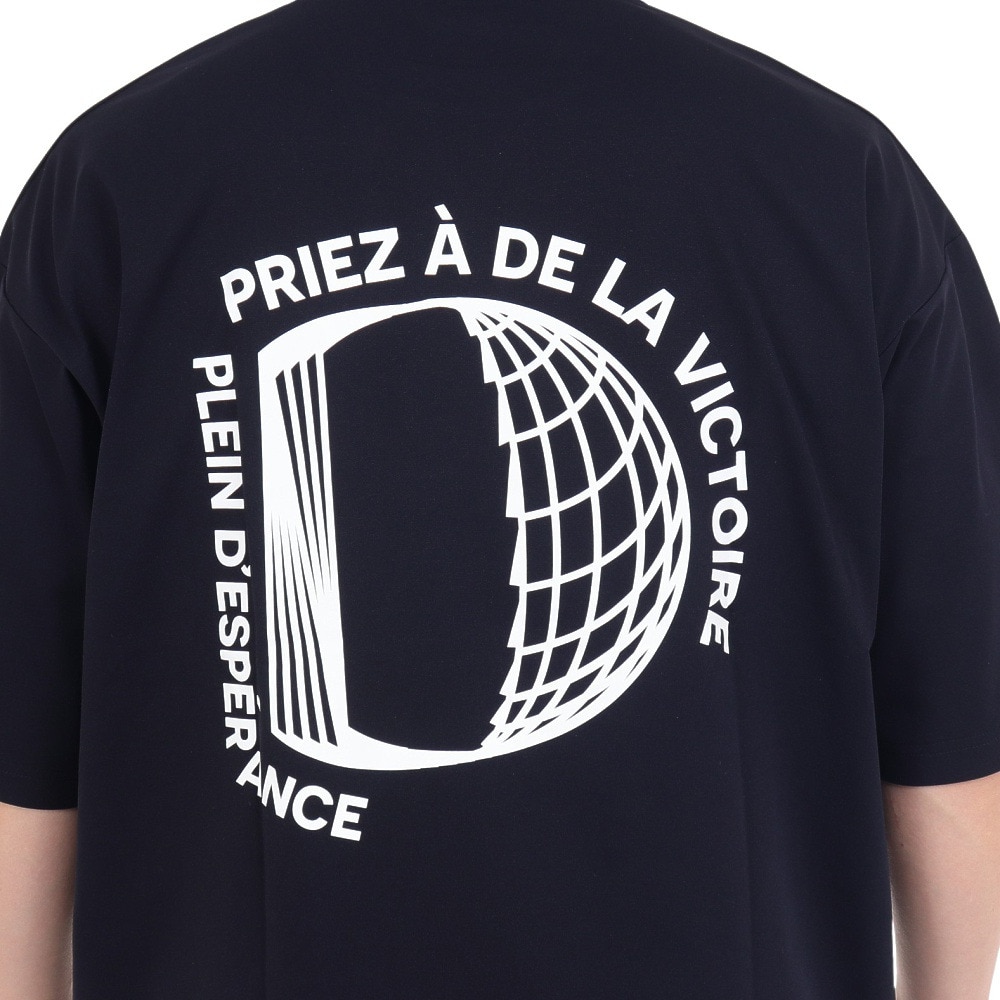 デュアリグ（DUARIG）（メンズ）ポリ天竺プリント 半袖Tシャツ 4S0012-TRCT-863HD BLK