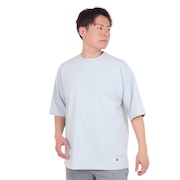 (メンズ)ポリ天竺プリント 半袖Tシャツ 4S0012-TRCT-863HD GRY