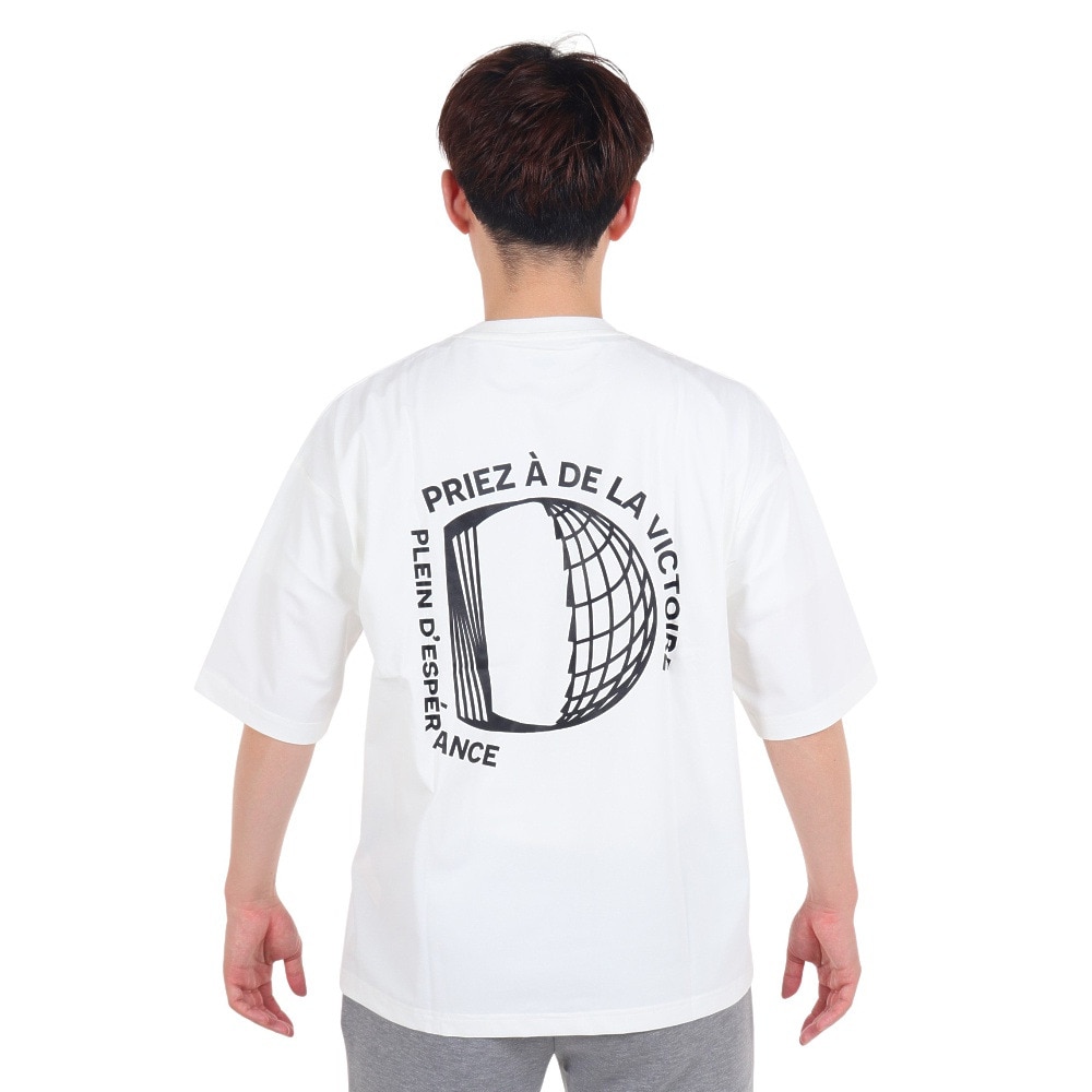 デュアリグ（DUARIG）（メンズ）ポリ天竺プリント 半袖Tシャツ 4S0012-TRCT-863HD WHT